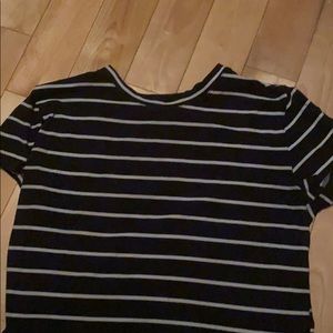 black and white t shirt